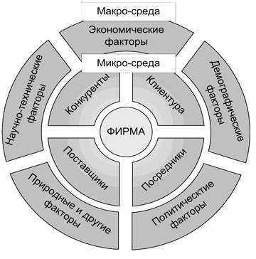  теоретические аспекты и сущность маркетинговой среды фирмы 1